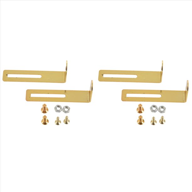 Tornillos de Montaje del Soporte Pickguard para Electric Guitar Repalcement (Paquete de 4) (Dorado)