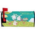 thumbnail image 2 of Easter Bunnies and Eggs Magnetic Mailbox Cover Oversized for Garden Yard Outdoor Decorations-25.5" x20.8, 2 of 5