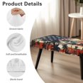 thumbnail image 7 of Psesaysky Hawaiian Skull Print Stretch Bench Covers Slipcover, USA Flag Anti-Dust Bench Seat Protector, Washable Rectangle Seat Covers for Dining Room, Living Room, Kitchen, 7 of 7