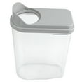 thumbnail image 1 of Viccilley Storage Jar - 2.5L Waterproof Sealed Food Grain Storage Container Jar Transparent Cereal Dispenser(gray), 1 of 7