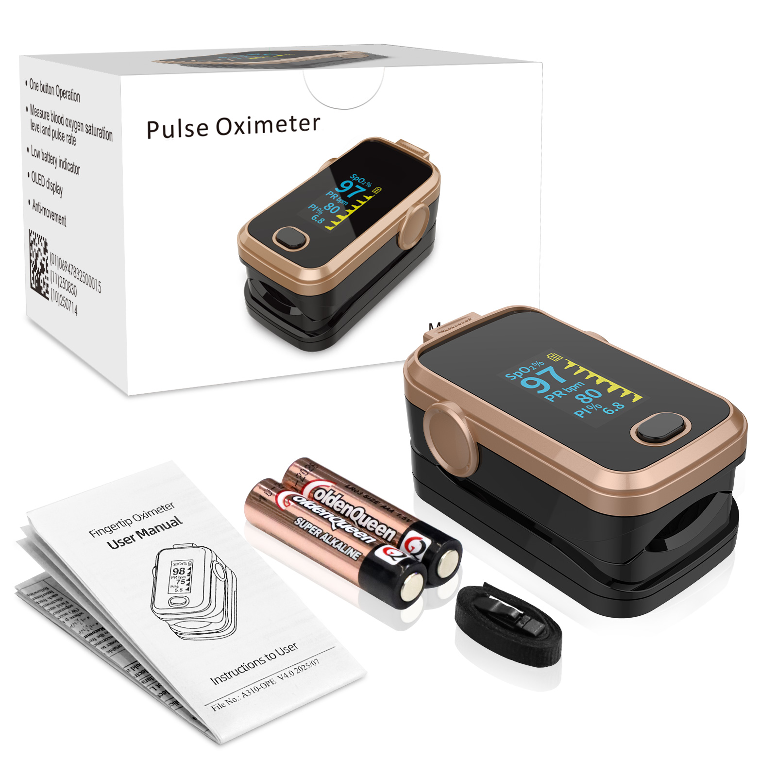 Leraise Fingertip Pulse Oximeter A310E photo 2