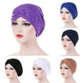 thumbnail image 6 of jiaroswwei Hat Solid Color Beads Women Elastic Head Wrap Cap for Daily Life, 6 of 8