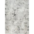 thumbnail image 2 of Hauteloom Maguling Living Room, Bedroom Area Rug - Contemporary - Ivory, Black, Charcoal - 7'10" x 10', 2 of 7