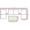 thumbnail image 3 of Living Source International 11-Piece Sectional Set with Cushions in Espresso, 3 of 5