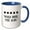 Blue/White, variant on 3drose, Funny Review Five 5 Stars Would Drink Here Again Home Bar Coffee Maker, 11oz Two-tone Blue Mug
