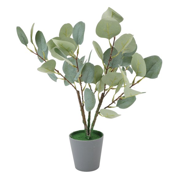 Lighted Tabletop Eucalyptus Tree, Bonsai Tree Lamp Liifelike Compact Energy Efficient Versatile 45cm Tall USB Powered for Office Indoor Decoration