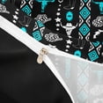 thumbnail image 4 of meiyoeat Vintage Geometric Rhombus Aztec Bedding For Boys,Country Western Cowboy Farmhouse Duvet Cover Full,Reversible,3 Pieces,1 Duvet Cover and 2 Pillowcases, 4 of 6