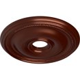 thumbnail image 3 of Ekena Millwork 18 1/8"OD x 3 3/4"ID x 1 1/8"P Bradford Ceiling Medallion (Fits Canopies up to 4 3/8"), Hand-Painted Antique Copper, 3 of 6