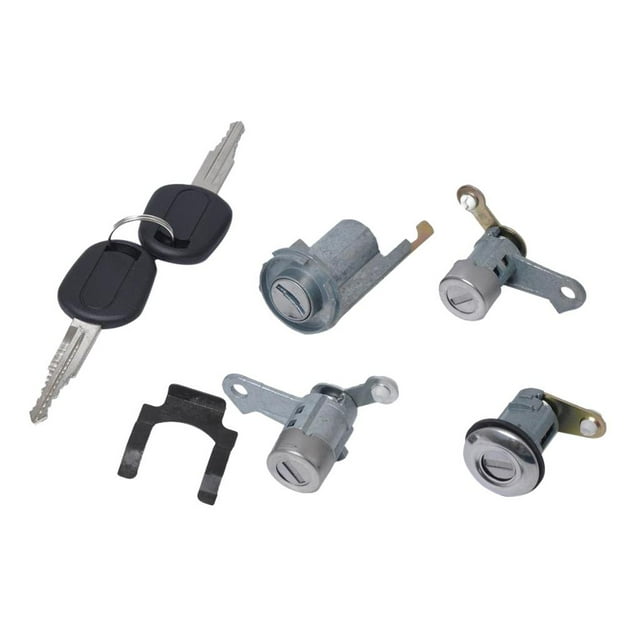 koolsoo Ensemble pour Cylindre de Serrure de Porte avant S'Adapte Excelle 2007-2012 (Gauche et Droite)