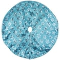 thumbnail image 2 of Northlight Jupe de Noël Mini Motif Flocon de Neige à Sequins Bleus 20 Pouces, 2 of 6