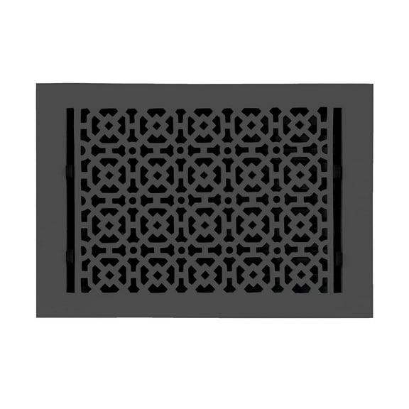 Achtek Air Supply Vent 9"x 12" Duct Opening (Overall 10-1/2"x 13-1/2"") Solid Cast Aluminium Register Cover | Powder Coated