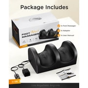 BOKYAN Shiatsu Foot Massager, Foot Spa with Heat for Comfort and Relief, Gift, Black