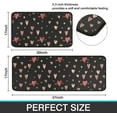 thumbnail image 2 of Valentines Day Kitchen Rug Set,Happy Valentine''s Day Heart Love Pattern Runner Rugs with Rubber Backing,Throw Rugs Washable for Kitchen Sink,Laundry Room,Standing Desk,Cute Pink Red Heart, 2 of 6