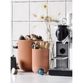 thumbnail image 4 of LE TAUCI 2-Pack Ceramic Utensil Holders, 7.3"+5.4" Kitchen Countertop Crocks for Spatulas, Spoons, Ladles, Forks, Multifunctional Storage Jars, Terracotta Pink Utensil Holder, 4 of 8