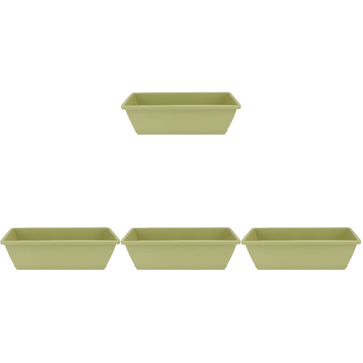unbranded 4 pcs  Hanging Planter Flower Nursery Pot Basket Balcony Gardening Pot for Fence Window Deck 50. 00X19. 00X15. 00cm