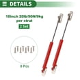 thumbnail image 6 of Unique Bargains 2 Set 20lb/90N/9kg 10inch/245mm Lift Supports Struts Red for Car Truck RV, 6 of 7