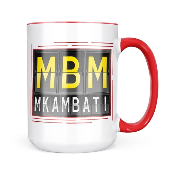 Neonblond MBM Airport Code for Mkambati Mug gift for Coffee Tea lovers
