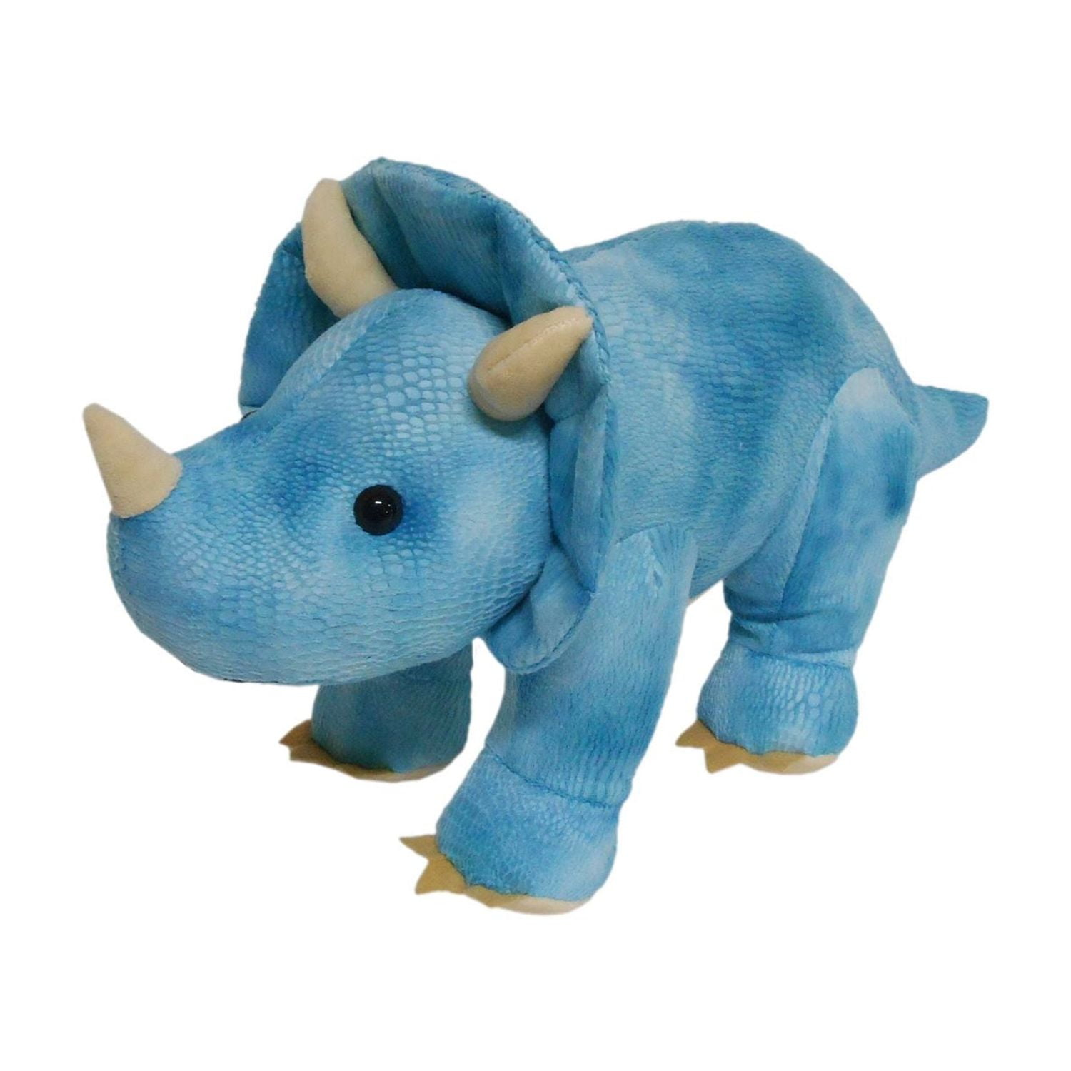 Walmart Private Label Light Blue Triceratops Plush Toy