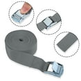 thumbnail image 3 of Unique Bargains 2 Pcs Sangles de Fixation Cargo 3,3 Pieds Sangles de Fixation pour Bagages de Voyage Réglables avec Boucle de Verrouillage à Came pour Voiture Camion Rouge, 3 of 6