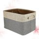 thumbnail image 2 of Artificial Cotton Folding Storage Bag Basket Organizer Kids Toys Storage Box Underwear Clothes Organizers Laundry Car Trunk Book(Beige - Bluish Gray), 2 of 3