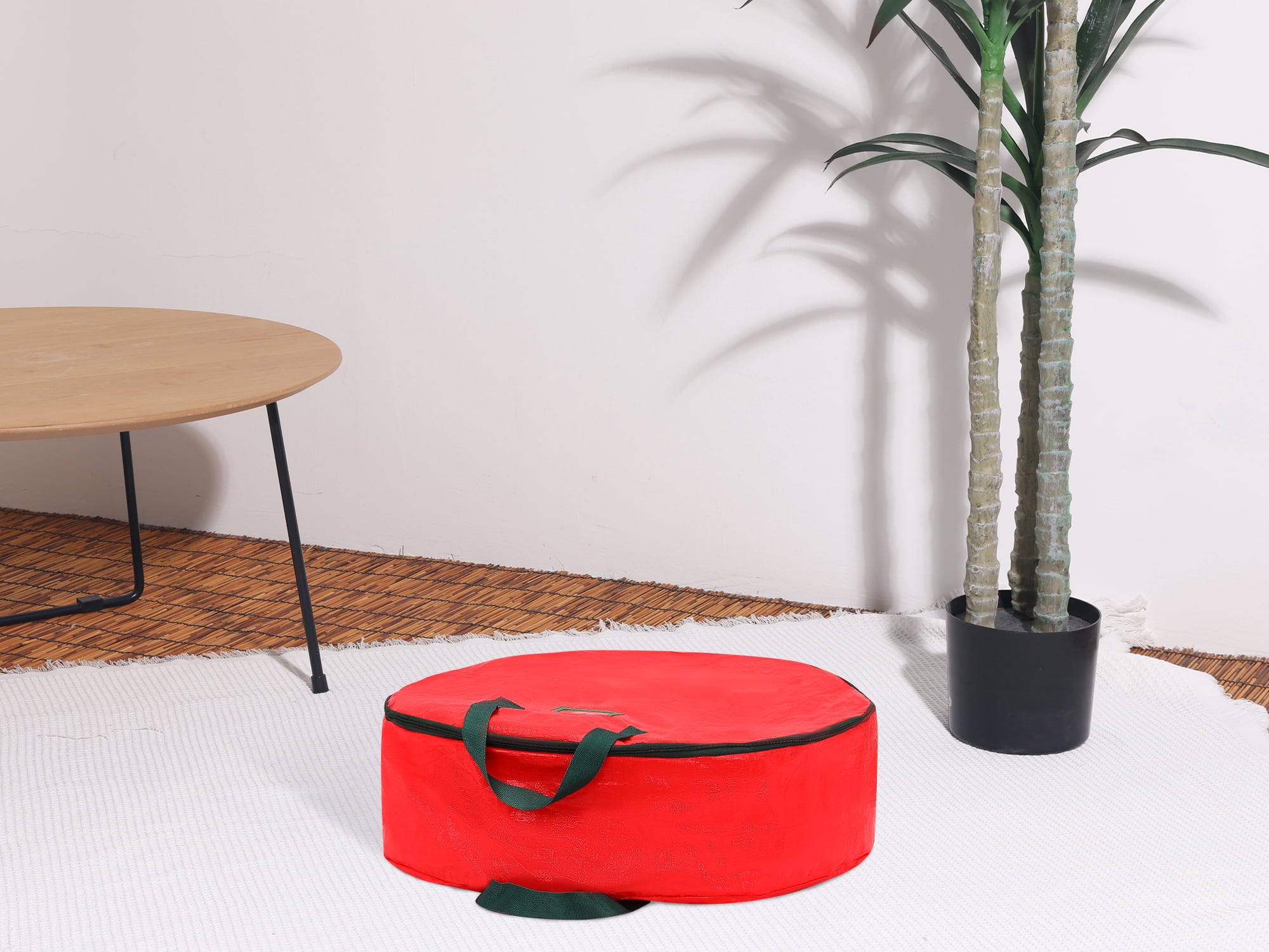 Unique Bargains 1 Pack Clothes Storage Bags Moving Bags Red 23.5*7in