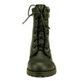 thumbnail image 2 of The Doll Maker Girl's Lace-Up Zipper Combat Boots - TD194020-11, 2 of 7