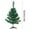 B, variant on Snow Flocked Christmas Tree Hinged Artificial Pines Tree, Realistic Artificial Christmas Decoration Tree With Metal Stand And 200-Lush Branch Tips For Indoor Holiday Home Office Party Display
