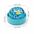 thumbnail image 2 of Dumpling Squishy Toys Squishy Dumpling Slow Rising Fidget Squeeze Stress Relief Cute Mini Food Simulation Desk Decor Party Favors for Kids Adults,Light Blue, 2 of 7