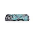 thumbnail image 4 of DesignSkinz Scratch-Resistant Hard Slim Case Compatible with iPhone 13 Pro (Compatible with MagSafe) - Bright Blue Accented Flower Illustration, 4 of 9