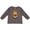 Charcoal Grey, variant on Inktastic Halloween Fall Cute Smiling Scarecrow Face Girls Long Sleeve Toddler T-Shirt