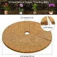 thumbnail image 4 of 118 Inch Coconut Fiber Tree Mulch Rings, Natural & Organic, Moisturize & Protect Soil, Easy to Use & Trim, for Gardens, 4 of 8