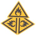 thumbnail image 4 of FUTUREORYY 3Pcs Flammable Hazard Sign Sticker for Homes and Offices Safety Warning, 4 of 8