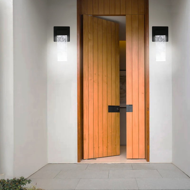 Lucere 9.6'' Outdoor Wall Light Waterproof Porch Lamp, Exterior Wall Lantern Sconce, 3000K Warm White, Perfect For Farm, Patio, Balcony, Front Door, Entryway, Or Corridor