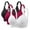 Multicolor, variant on Bigersell T Shirt Bra New Woman's Printing Push up Bras Plus Size Daily Bra Underwear No Underwire Sport Bra Style F-325 Multicolor XS