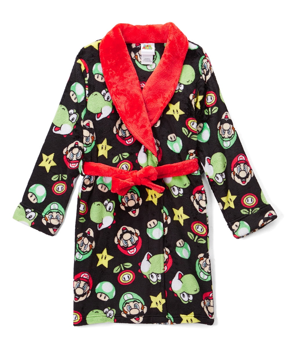 SUPER MARIO Little//Big Boys Plush Robe