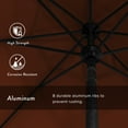 thumbnail image 3 of California Umbrella 7.5' Patio Umbrella in Brick, 3 of 5