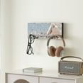 thumbnail image 3 of SHYFOY Mirrored Key Holder for Wall Decorative silver, 3 of 5
