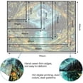 thumbnail image 5 of Fantasy Moonlight Forest Lake Tapestry, Enchanted Night Landscape Wall Hanging for Room Decor, Dreamy Nature Home Decor 30L x 40W, 5 of 7