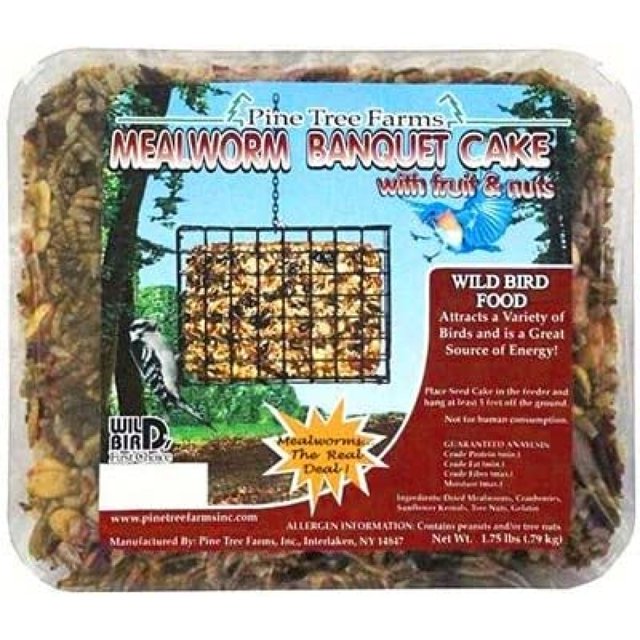 Case Pack of Mealworm Banquet Seed Cakes, 1.75 lbs. Each, Package of 8