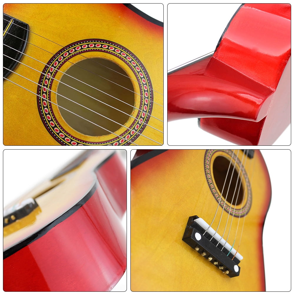 Eease 23" Acoustic Guitar for Kids Beginners, Mahogany Mini 6-String Hawaii Guitar
