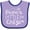 Lavender and Purple, variant on Inktastic Papa's Little Girl with Hearts Flower and Butterfly Girls Baby Bib