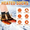 thumbnail image 5 of Winter Warm Thermal Socks for Men Women Extra Thick Insulated Heated Crew Boot Socks, Comfort Fit for Winter Sports and Work, 5 of 11