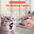 thumbnail image 2 of Dispensador de medicina para mascotas, 2 pastillas verdes para perros y gatos, jeringa redonda, cápsulas, pastillas, herramientas de alimentación para mascotas, cuidado, 2 of 5