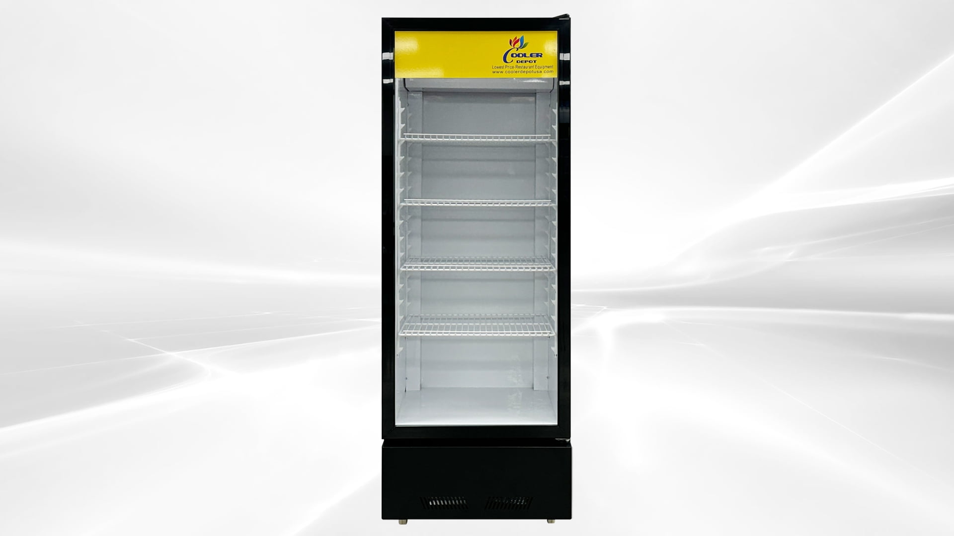 NSF Commercial 67 inches high glass door refrigerator LC-360A