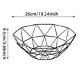 thumbnail image 2 of Storage Containers for Kitchen Display Metal Wire Fruit Storage Arts Centerpiece for Countertop Organization and, 2 of 6