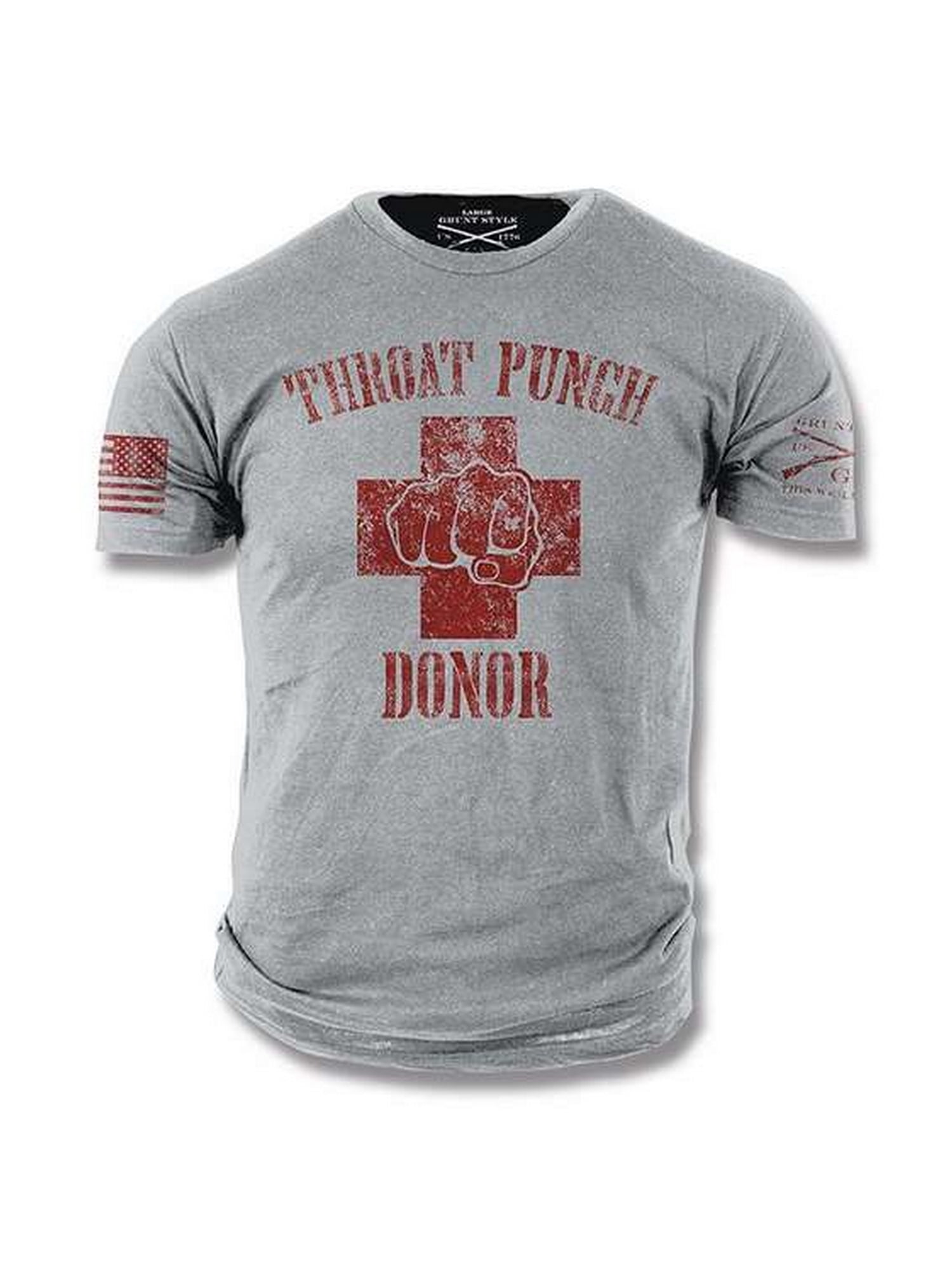 Grunt Style - Grunt Style Throat Punch Men's T-Shirt ...