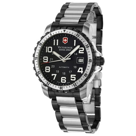 Swiss Army - Victorinox Alpnach Automatic Steel Mens Watch 25 Jewels ...