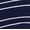 Dark Navy Stripe, variant on Scenario Women's and Women's Plus Rib Henley with Long Sleeves, Sizes XS-4X