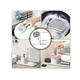 thumbnail image 3 of Dispensador De Jabón Xtellar De Cocina Con Toallero Y Porta esponjas Color Blanco, 3 of 4