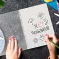 thumbnail image 4 of Convenient Coil Notepad Square Grid Note Book Students Writing Book for Home, 4 of 8